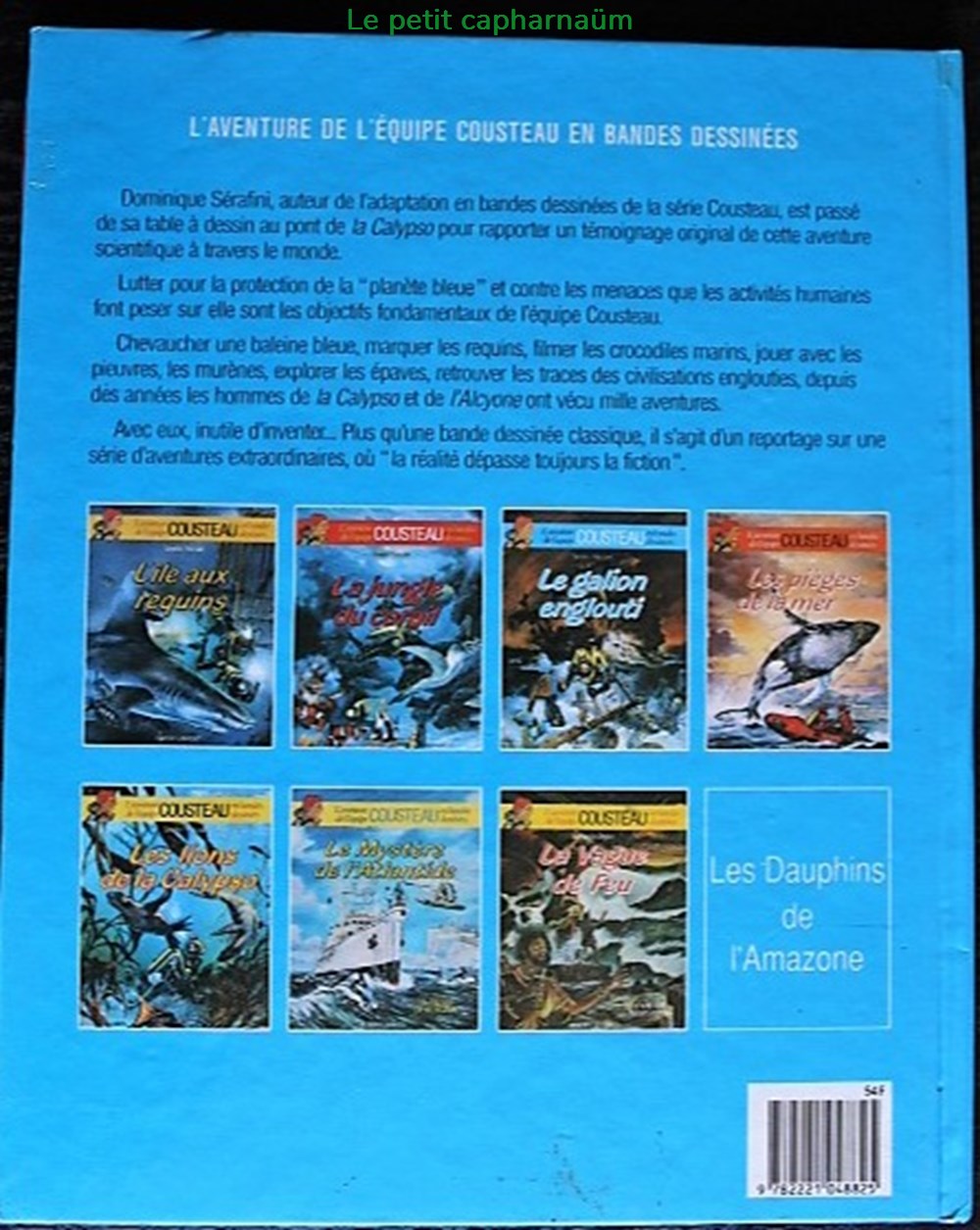 Album - L'aventure de l'équipe Cousteau - 02 - La jungle du corail - Rééd. 1989 livres bd revues bandes dessinees album aventure de equipe cousteau 02 la jungle du corail reed 1989