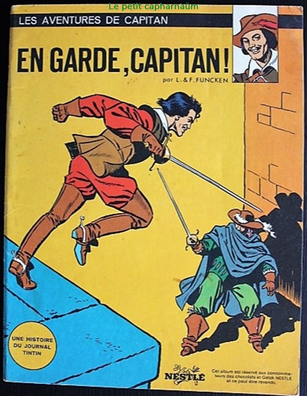 Capitan - 01 - En garde, Capitan - Rééd. Publicitaire Nestlé 1965 livres bd revues bandes dessinees capitan 01 en garde capitan reed publicitaire nestle 1965
