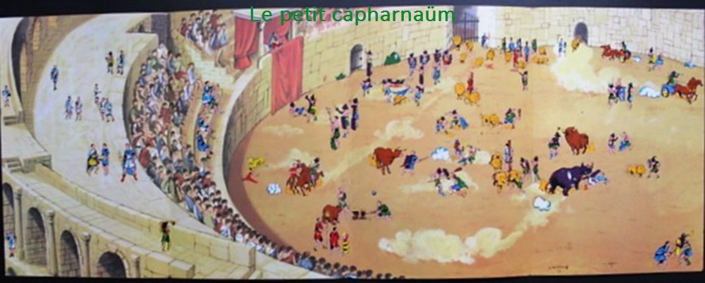 Décorama - Touret - Grands évènements de l'histoire - Le combat de gladiateurs divers decorations magnets autocollants decalcomanies decorama touret grands evenements de histoire le combat de gladiateurs