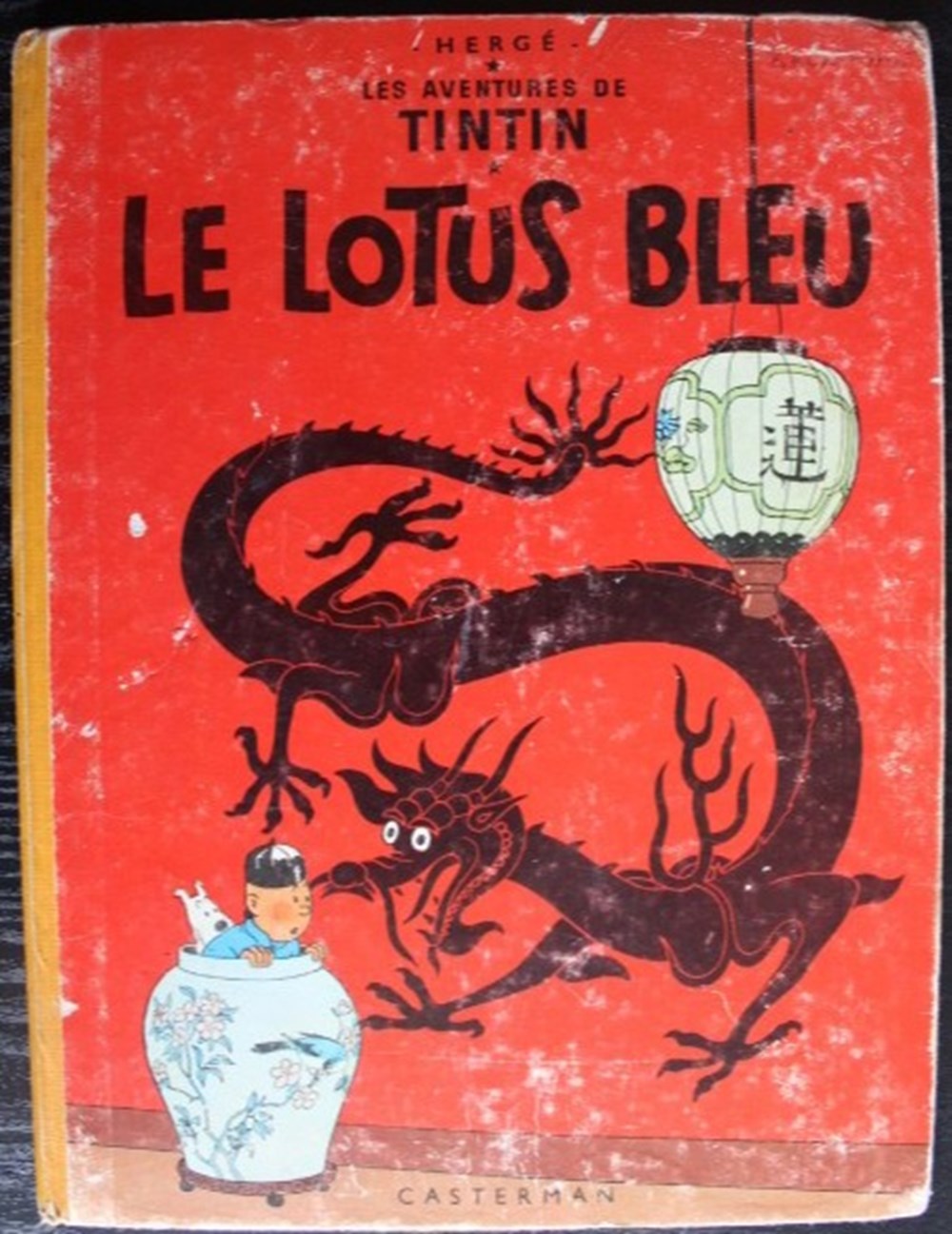 livres bd revues bandes dessinees tintin 05 le lotus bleu reed 1964 b35