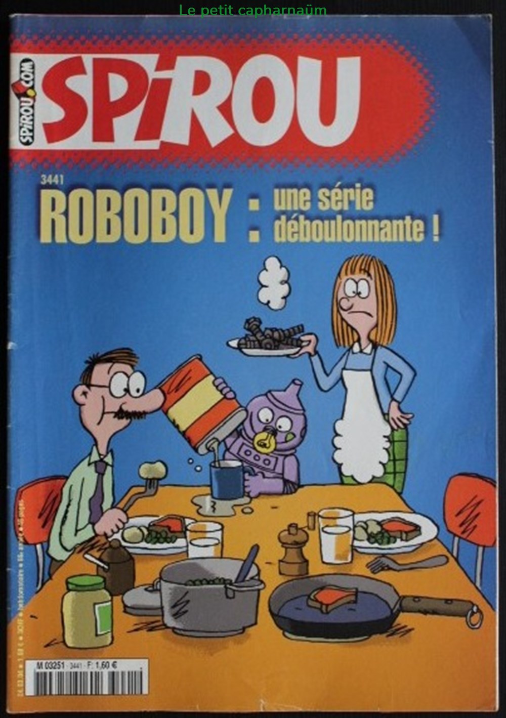 Spirou - 3441 - Couverture : Roboboy livres bd revues spirou 3441 couverture roboboy