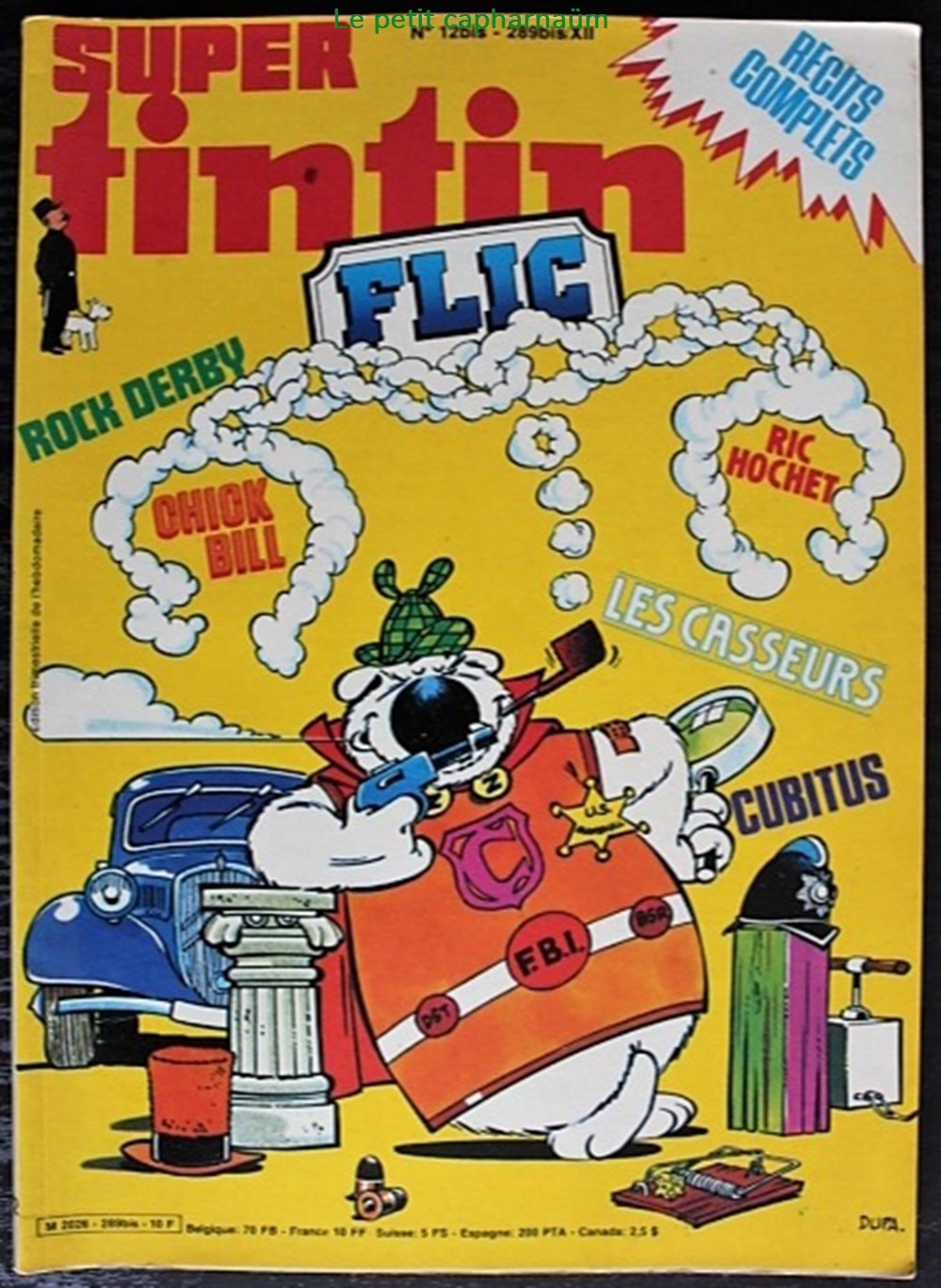 Tintin Super - 12 - Spécial Flic livres bd revues tintin super 12 special flic