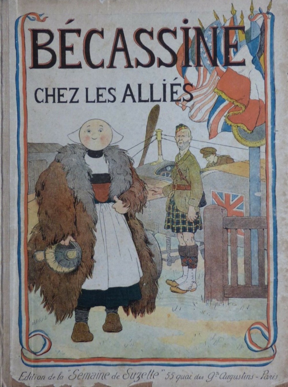 livres bd revues bandes dessinees album becassine 03 becassine chez les allies