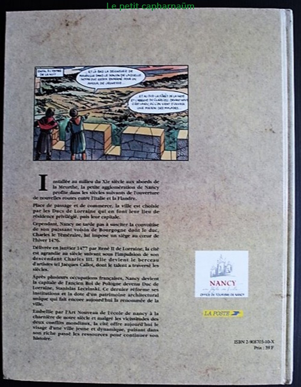 livres bd revues bandes dessinees nancy coeur de lorraine eo 1993