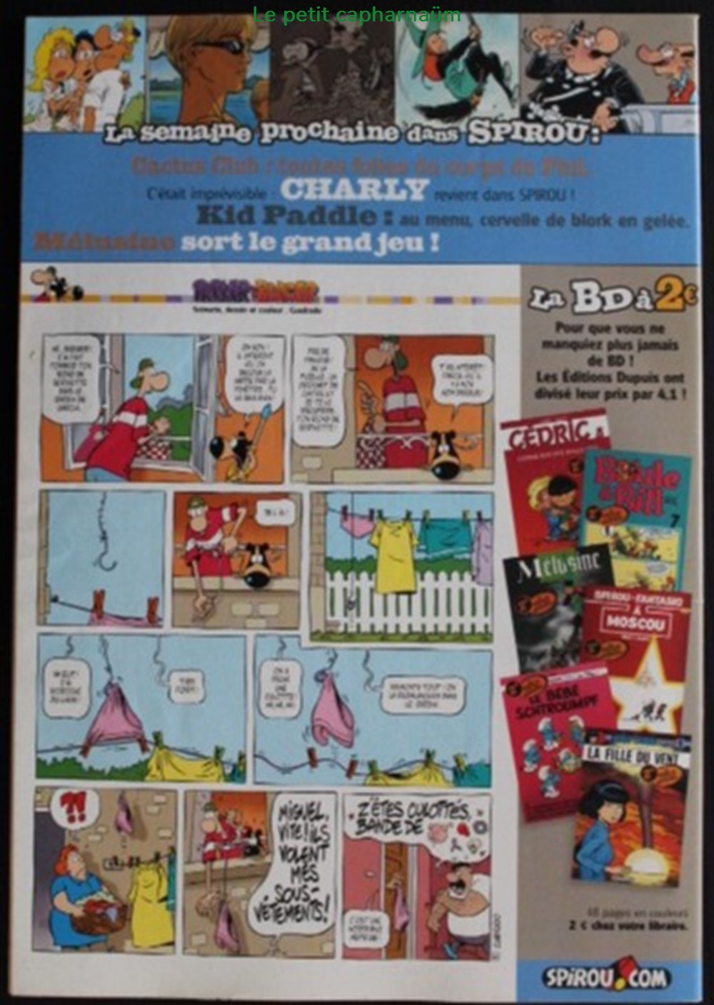 Spirou - 3459 livres bd revues spirou 3459