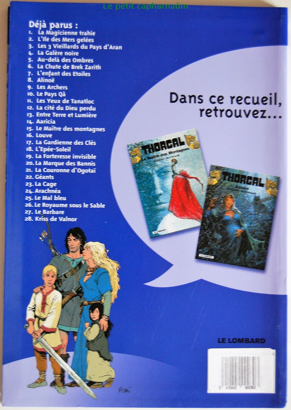 Thorgal - Best of de la BD n° 13 - Le maître des montagnes / La louve - Album double livres revues bandes dessinees thorgal best of de la bd n 13 le maitre des montagnes la louve album double