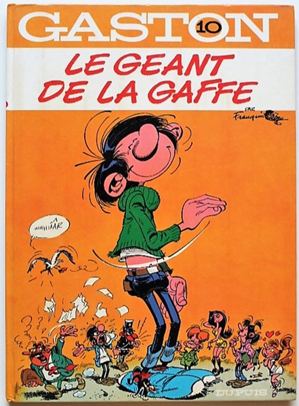 Gaston - 10 - Le géant de la gaffe - Rééd. 1974 livres bd revues bandes dessinees gaston 10 le geant de la gaffe reed 1974