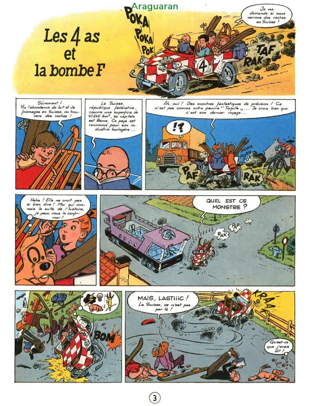 Album - 4 as (Les) - 13 - Les 4 as et la bombe F 2 livres bd revues bandes dessinees album 4 as les 13 les 4 as et la bombe f