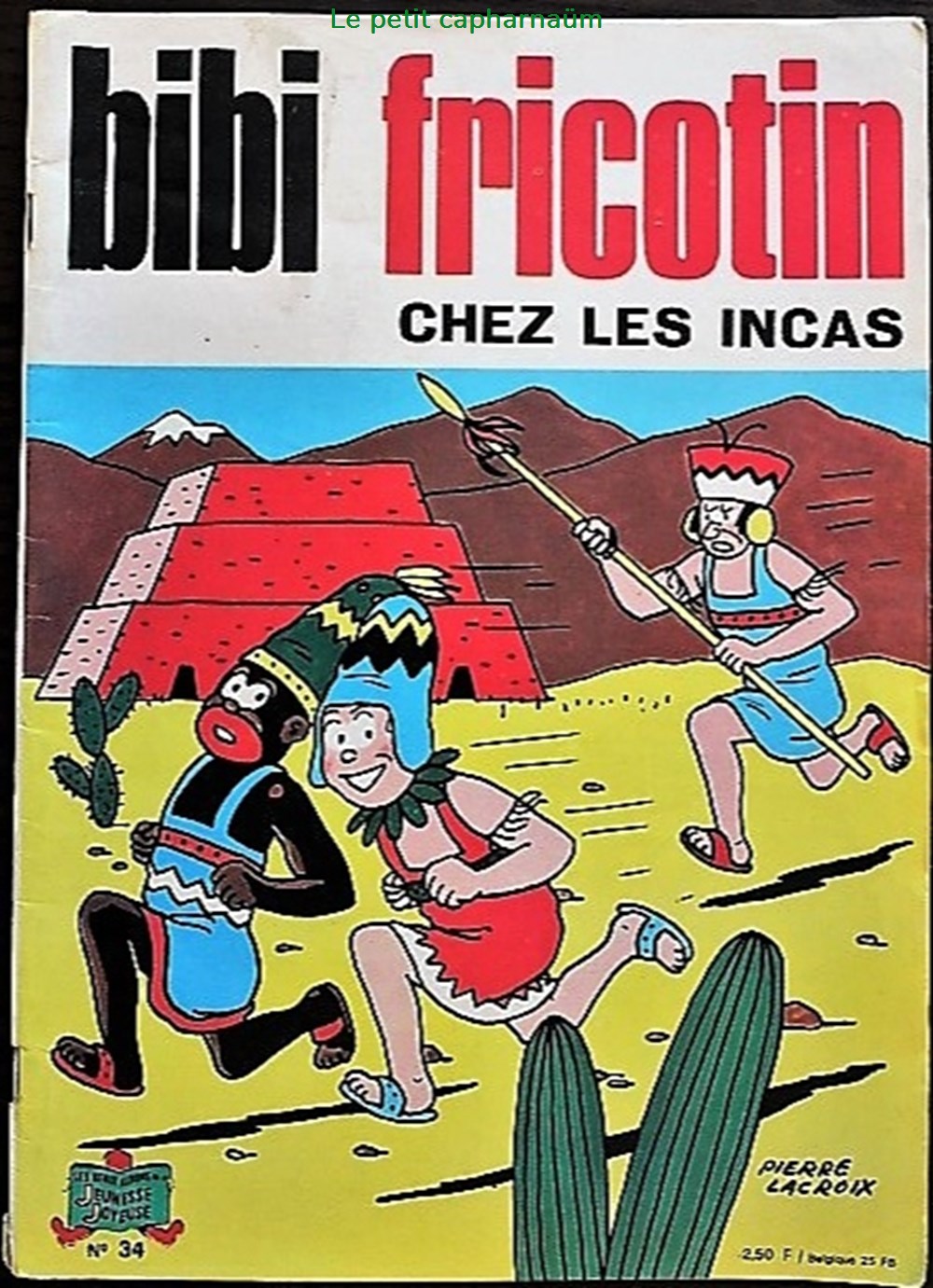 livres bd revues bandes dessinees bibi fricotin 034 bibi fricotin chez les incas reed 1974