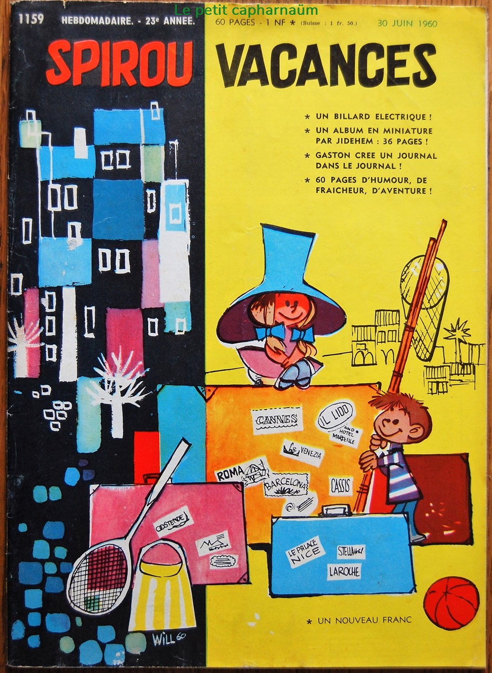 Spirou - 1159 livres bd revues spirou 1159