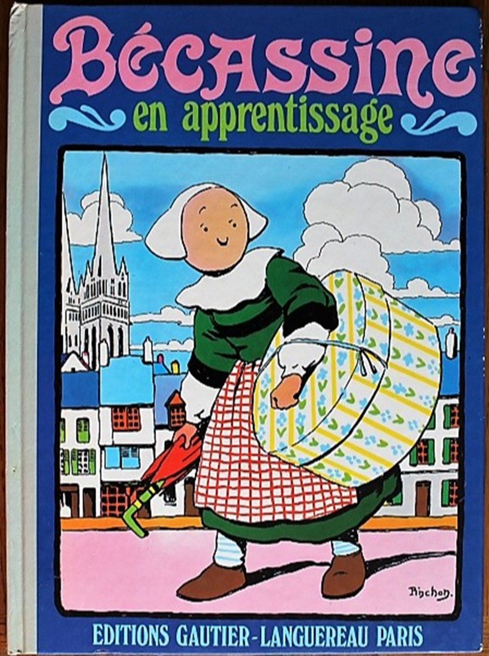 livres bd revues bandes dessinees album becassine 05 becassine en apprentissage reed 1986