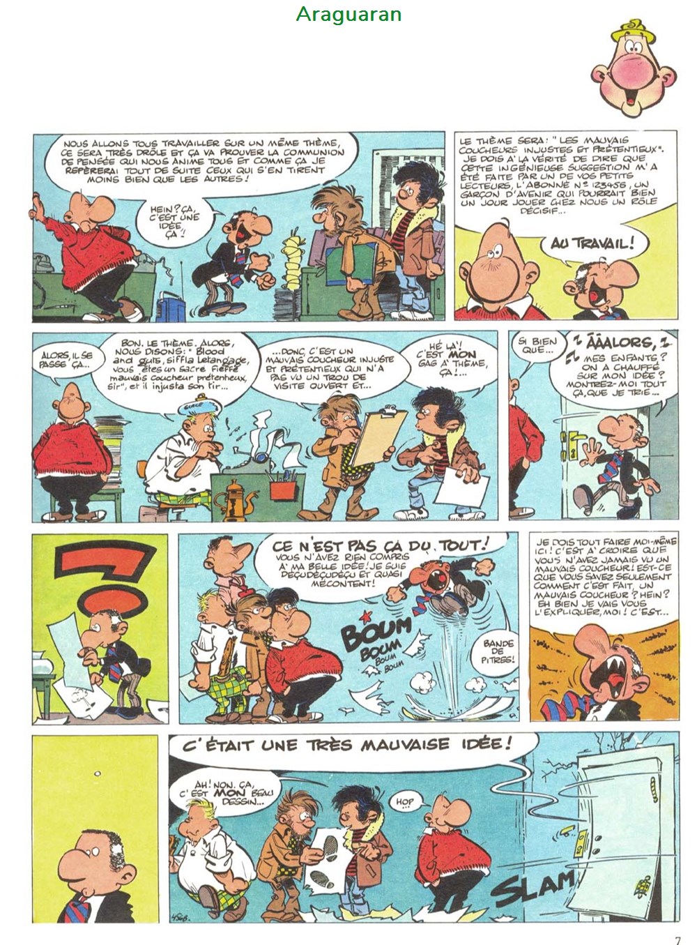 livres bd revues bandes dessinees album achille talon 30 achille talon a un gros nez ah ah ah