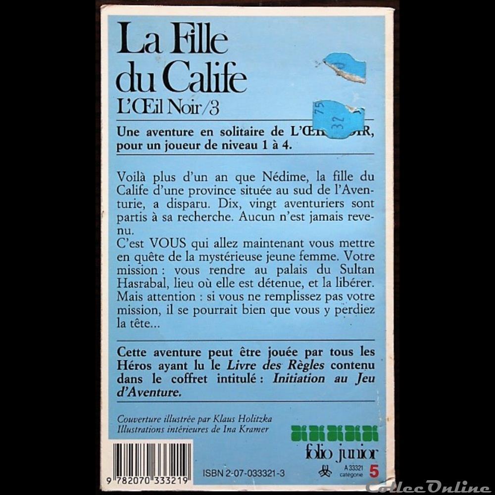jeux jouets roles jeu de role oeil noir 03 la fille du calife