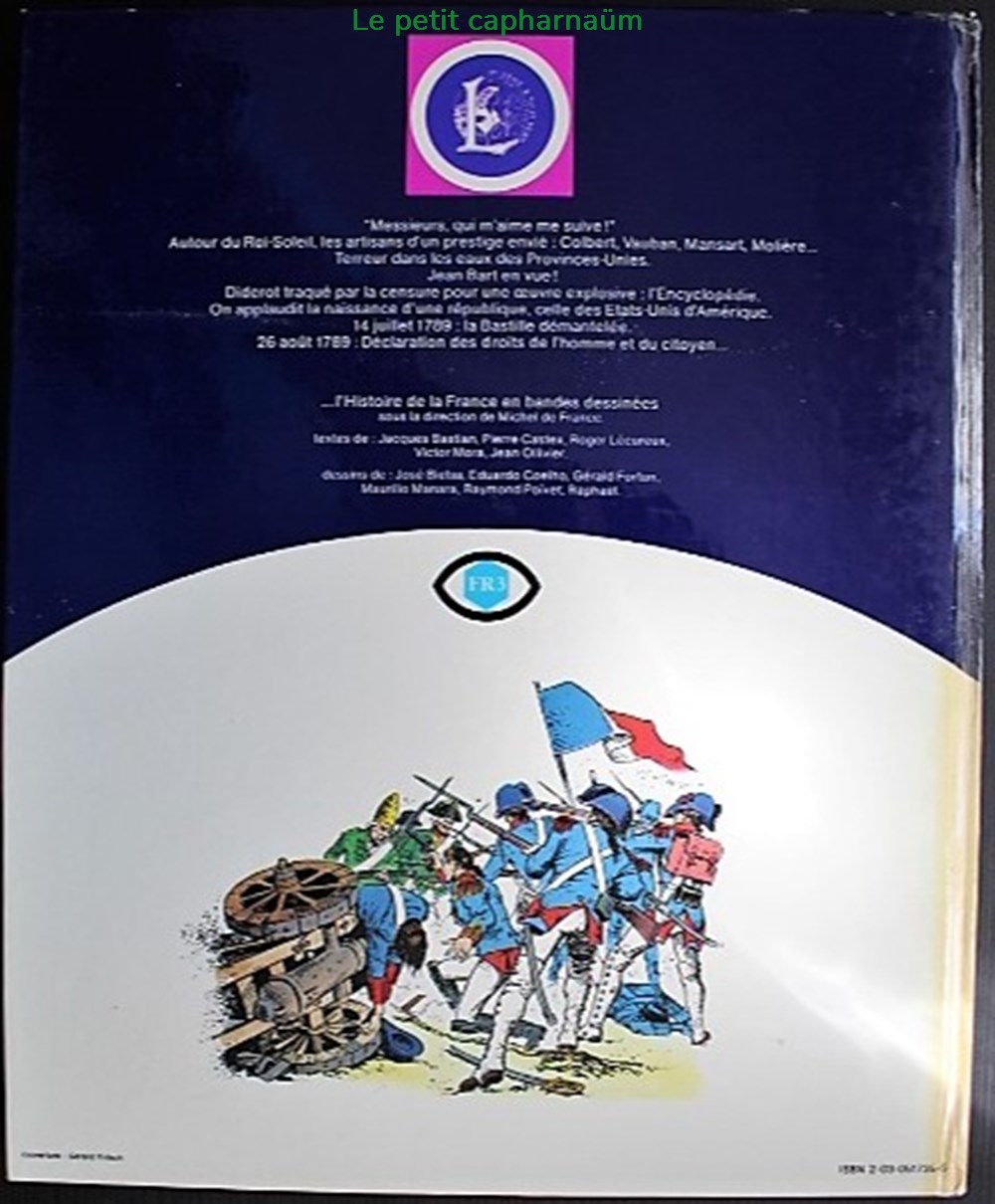 Histoire de France en BD - INT 05 - De Louis XIV à la révolution - Rééd. 1977 livres revues bandes dessinees histoire de france en bd int 05 de louis xiv a la revolution reed 1977