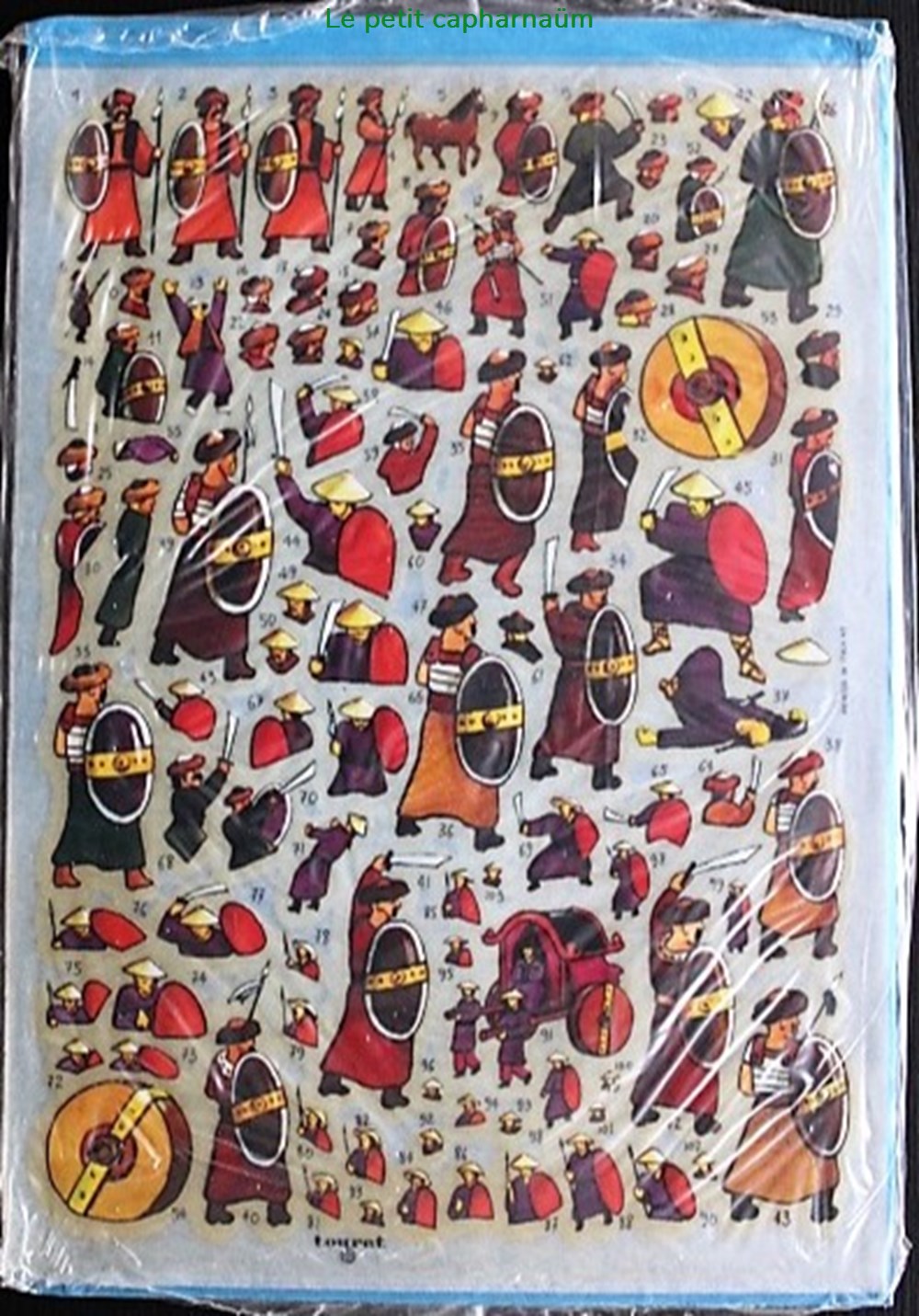 Décorama - Touret - Grands évènements de l'histoire - Gengis Khan à Pékin divers decorations magnets autocollants decalcomanies decorama touret grands evenements de histoire gengis khan a pekin