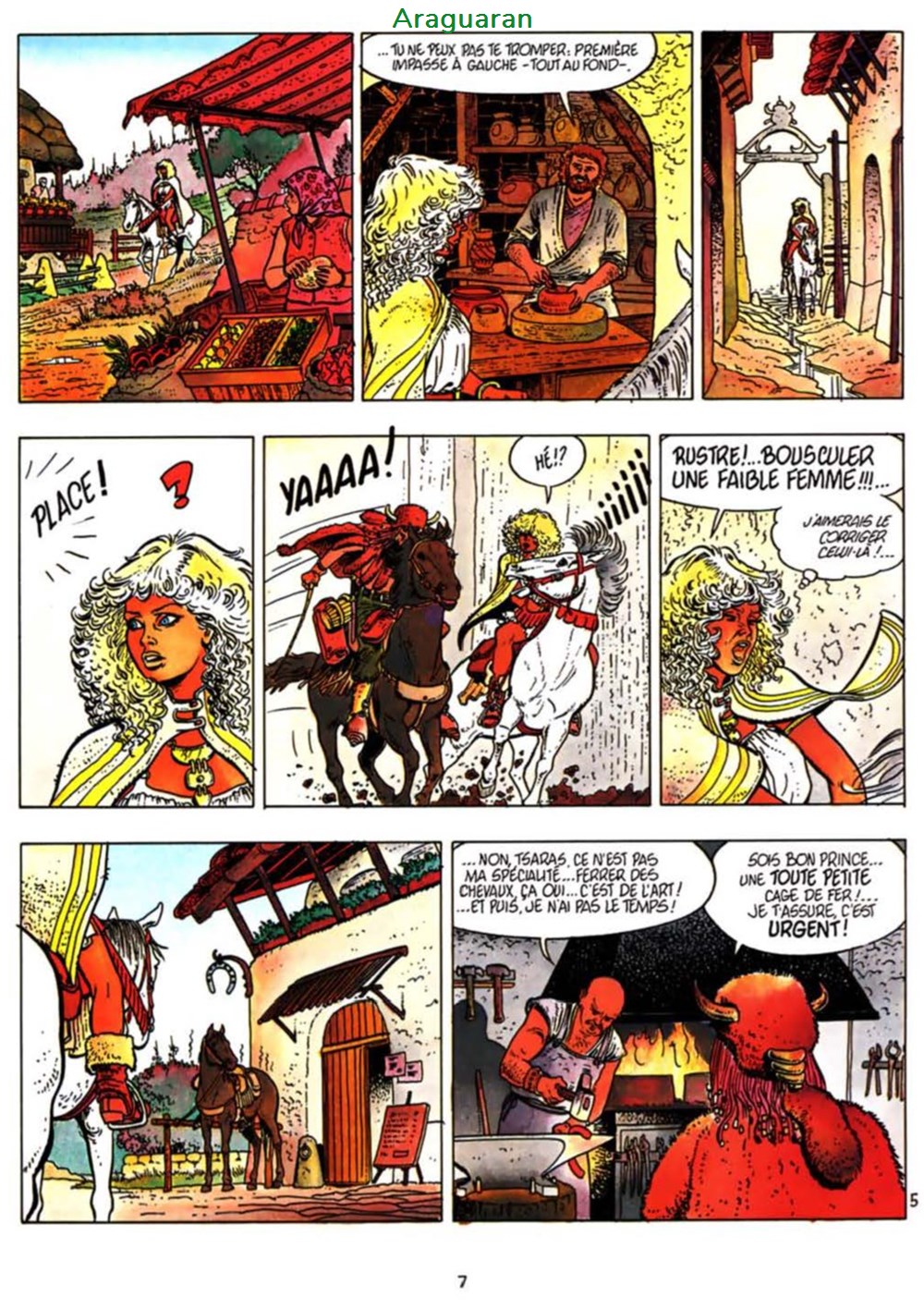 Album - Aria - 06 - L'anneau des elfings 6 livres bd revues bandes dessinees album aria 06 anneau des elfings