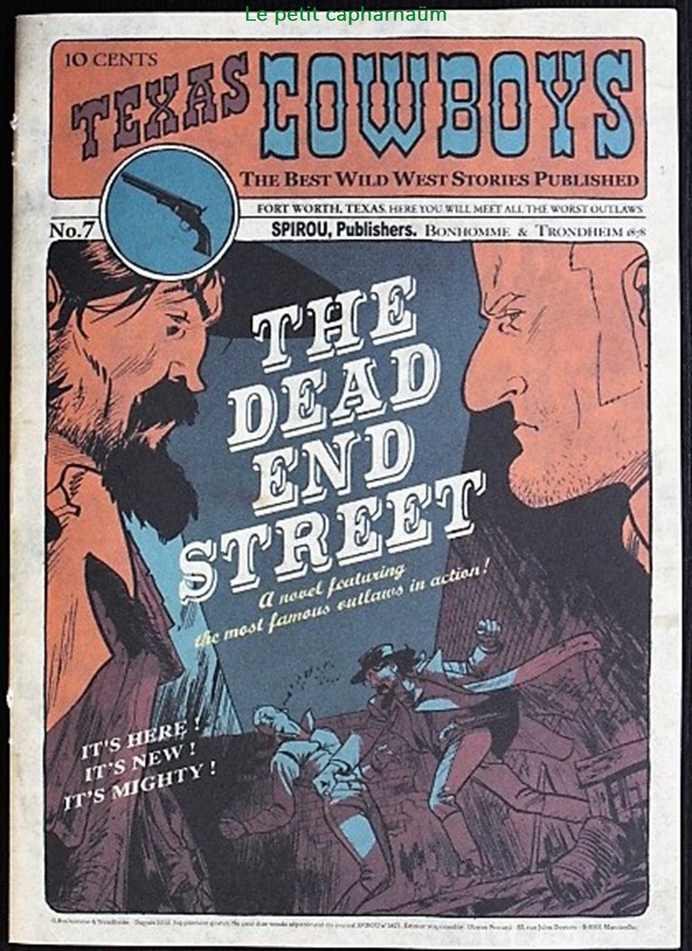 Texas Cowboys - 07 - The dead end street - EO 2012 mini-récits Spirou livres bd revues bandes dessinees texas cowboys 07 the dead end street eo 2012 mini recits spirou