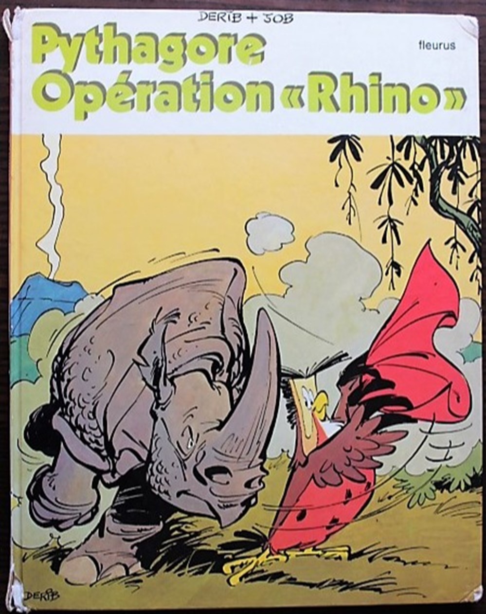 Pythagore et Cie - 02 - Opération "Rhino" - Rééd. 1973 livres bd revues bandes dessinees pythagore et cie 02 operation rhino reed 1973