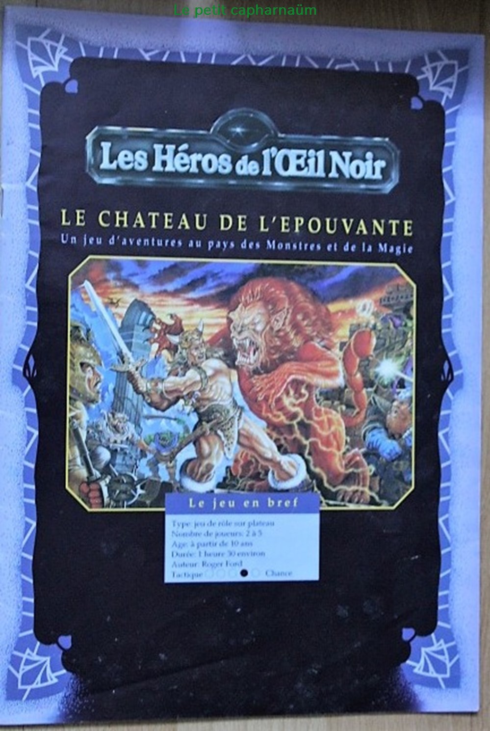 Jeu de plateau - Les héros de l'oeil noir - Edition Schmidt 1992 9 jeux societe jouets roles jeu de plateau les heros de oeil noir edition schmidt 1992