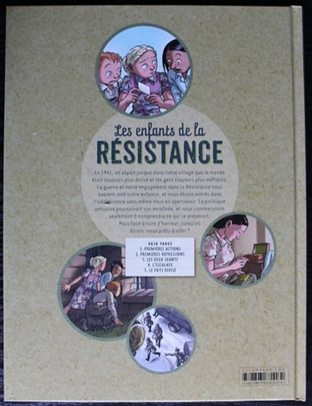 Les enfants de la résistance - 04 - L'escalade - Rééd. 2020 livres bd revues bandes dessinees les enfants de la resistance 04 escalade reed 2020
