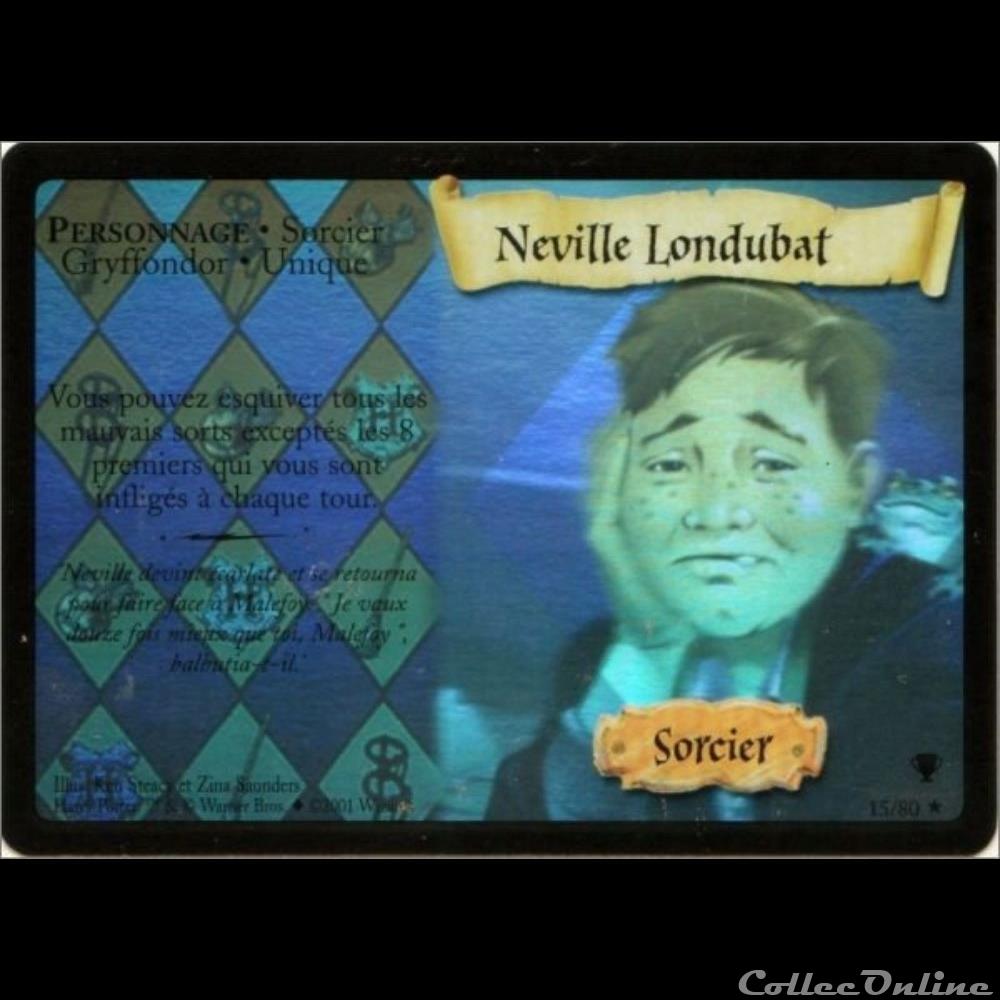 15 - Neville Londubat jeux jouet jeu de carte collectionner 15 neville londubat
