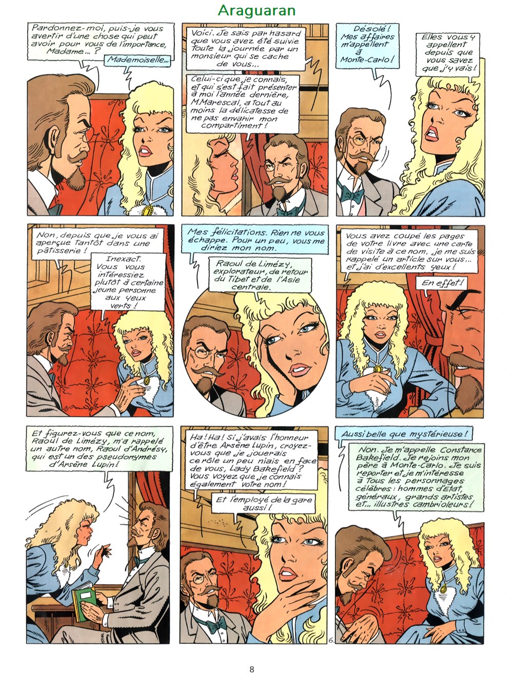 Album - Arsène Lupin - 04 - La demoiselle aux yeux verts 7 livres bd revues bandes dessinees album arsene lupin 04 la demoiselle aux yeux verts