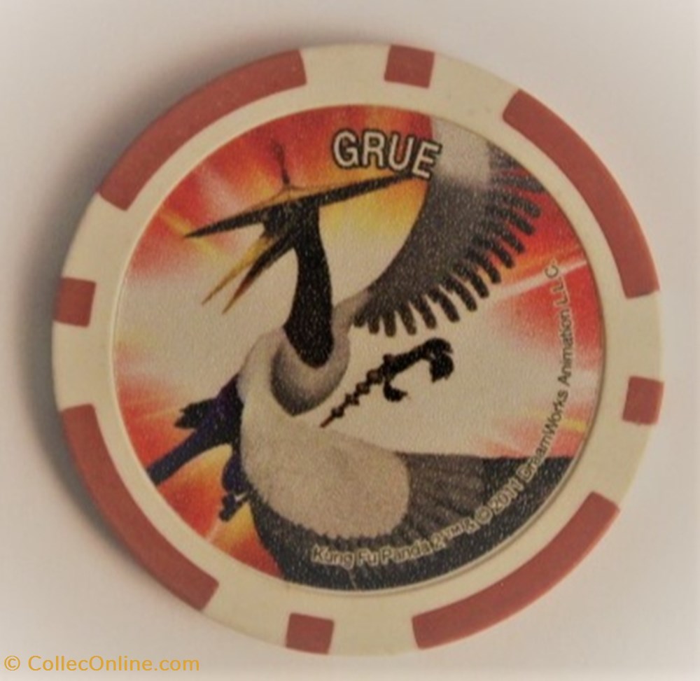 Dreamworks Cora 2011 - J05 - Kung Fu Panda - Grue jeux jouets jeu de carte collectionner dreamworks cora 2011 j05 kung fu panda grue
