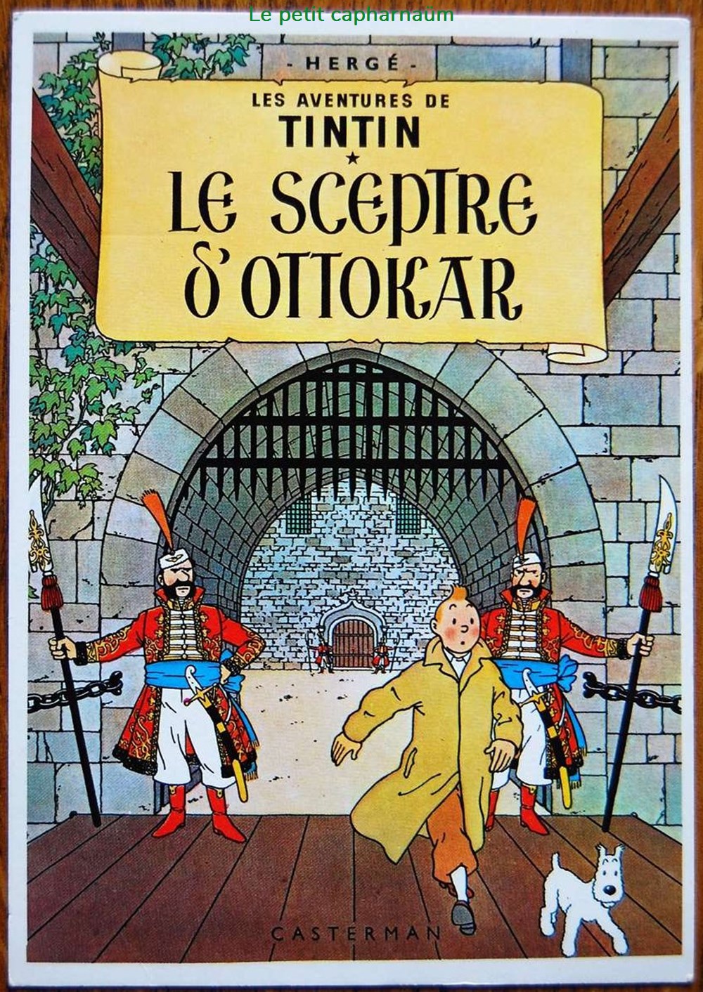 cartes postales bande dessinee cpm tintin le sceptre ottokar