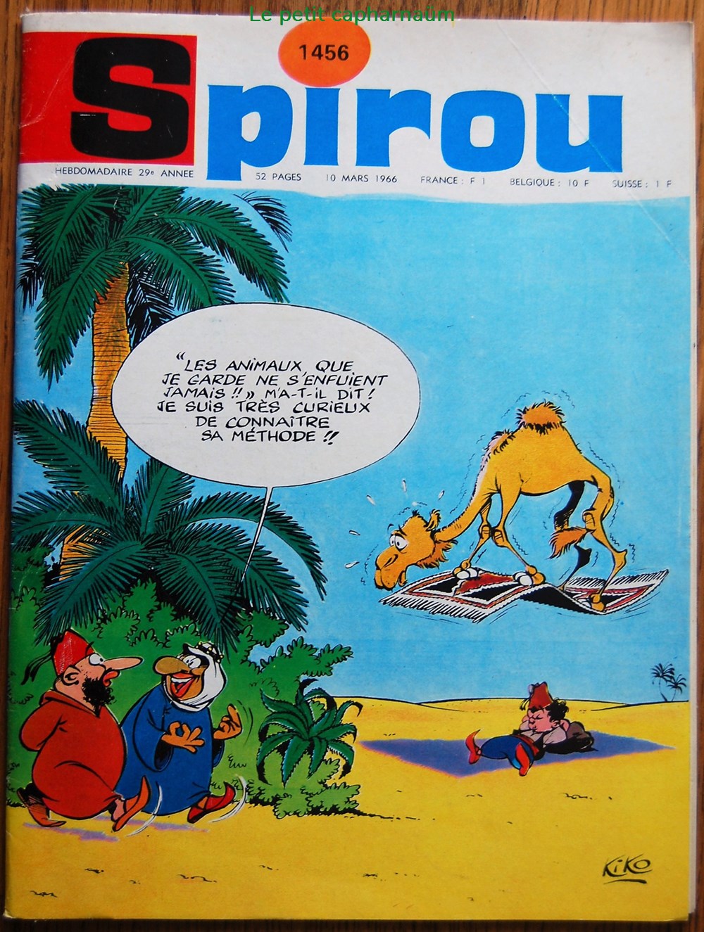 livres bd revues spirou 1456 couverture marabout et djinn ior