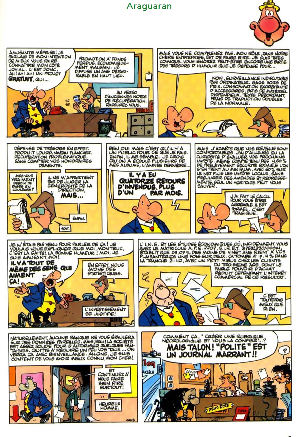 Album - Achille Talon - 33 - Achille Talon et la vie secrète du journal... Polite ! 6 livres bd revues bandes dessinees album achille talon 33 achille talon et la vie secrete du journal polite