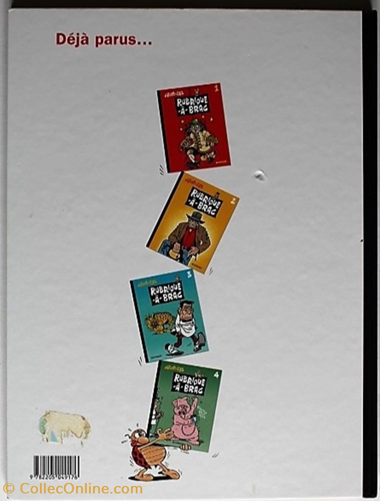 livres bd revues bandes dessinees gotlib rubrique a brac 2 reed 1999