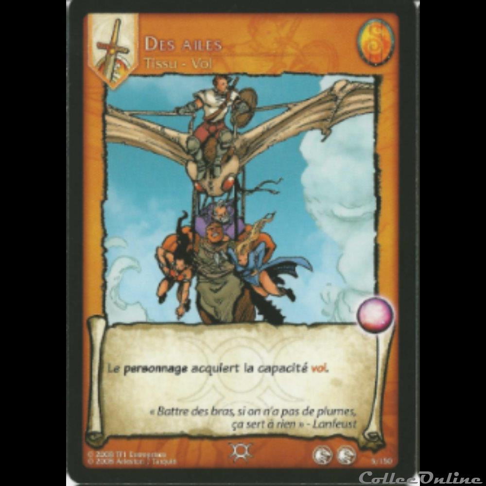Lanfeust de Troy - 005 - Des ailes jeux jouet jeu carte collectionner lanfeust de troy 005 des ailes