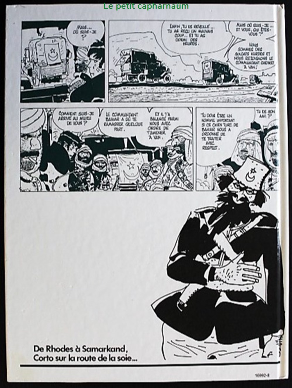 Corto Maltese - 08 - La maison dorée de Samarkand - Rééd. 1991 livres bd revues bandes dessinees corto maltese 08 la maison doree de samarkand reed 1991