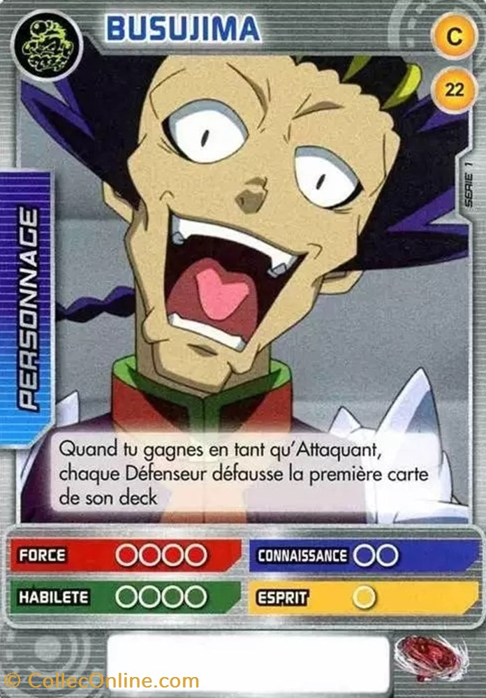 TCG Beyblade - 022/160 - Busujima jeux jouets jeu carte collectionner tcg beyblade 022 160 busujima