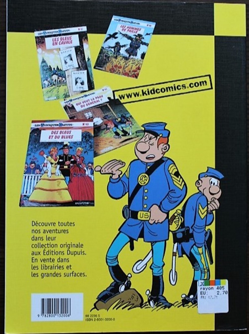 livres bd revues bandes dessinees les tuniques bleues 26 or du quebec reed 2001
