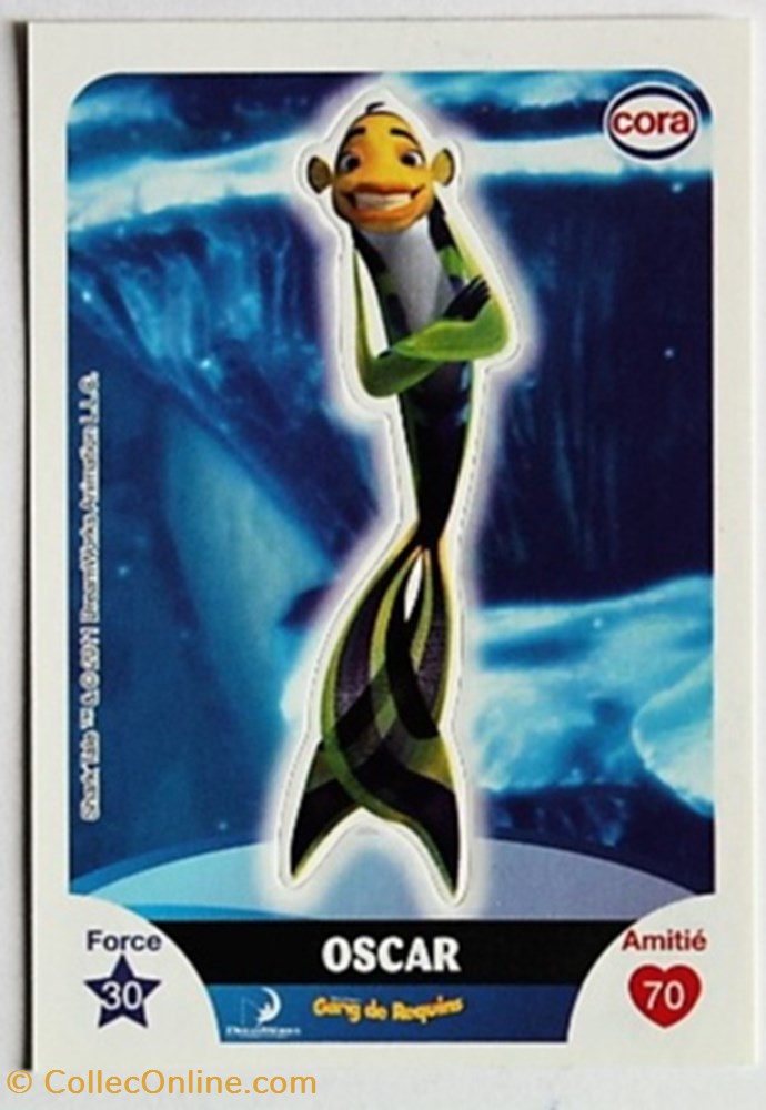 Dreamworks Cora 2011 - S080 - Gang de requins - Oscar jeux jouets jeu carte collectionner dreamworks cora 2011 s080 gang de requins oscar
