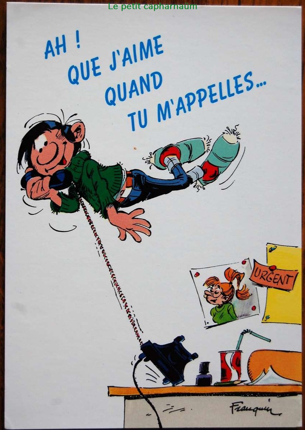 CPM - Gaston Lagaffe cartes postales bande dessinee cpm gaston lagaffe