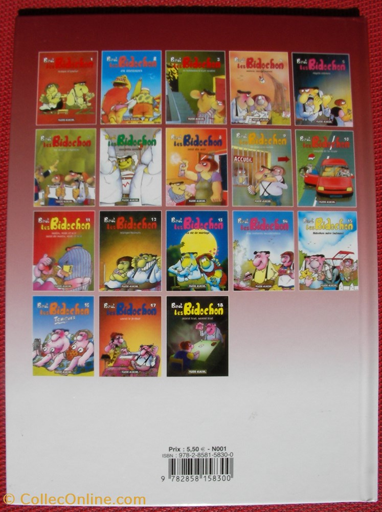 Les Bidochon - 11 - Matin, midi et soir suivi de matin, midi et soir (Petit Format) - Rééd. 2008 livres bd revues bandes dessinees les bidochon 11 matin midi et soir suivi de matin midi et soir petit format reed 2008