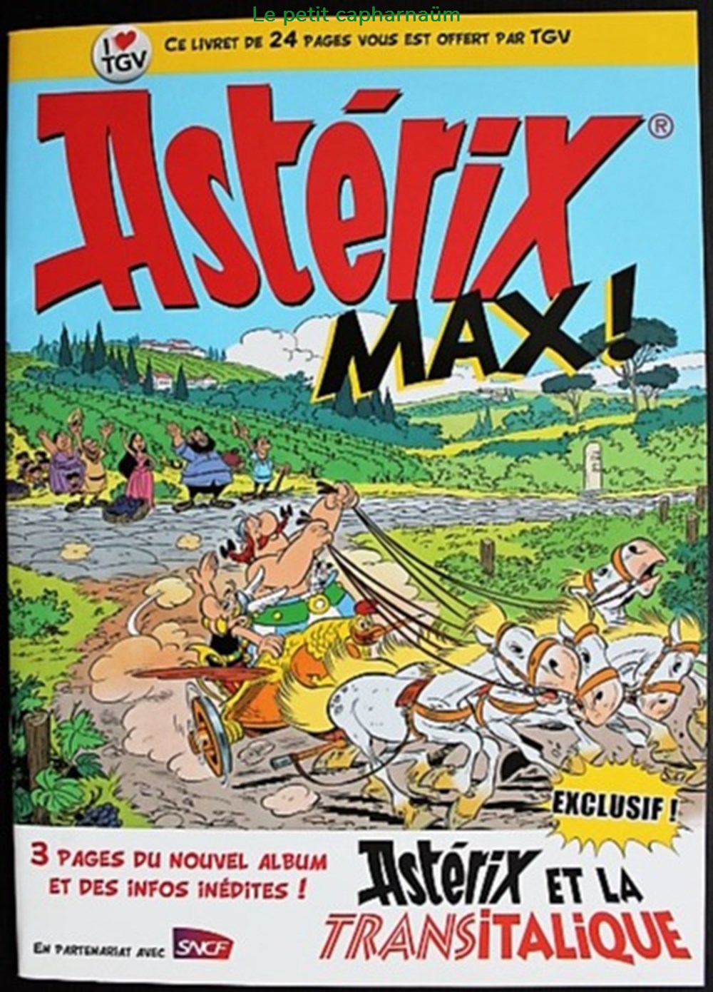 Astérix HS Astérix Max ! EO Publicitaire 2017 SNCF