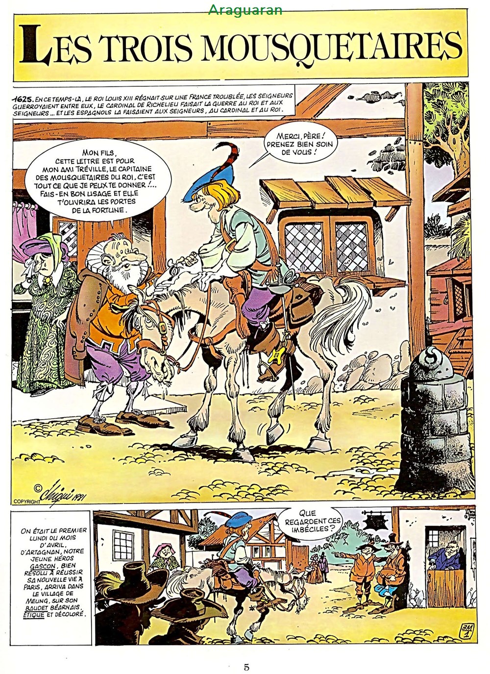 Album - Aventure et l'histoire (L') - 02 - Les trois mousquetaires 2 livres bd revues bandes dessinees album aventure et histoire l 02 les trois mousquetaires