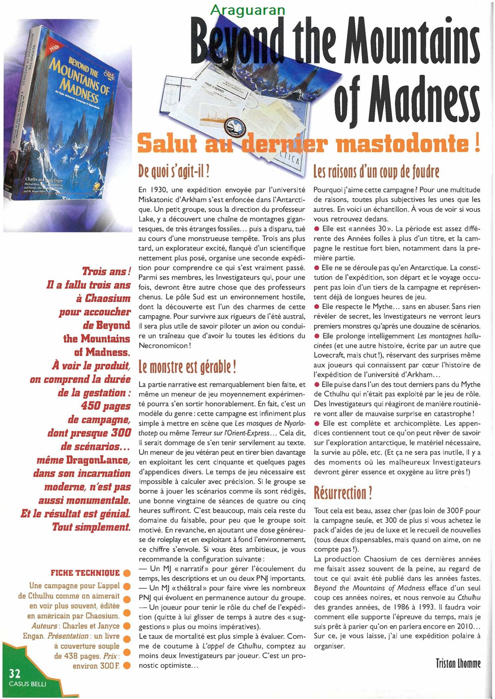 Critique - L'appel de Cthulhu 5 - Beyond the mountains of Madness jeux societe jouets roles critique appel de cthulhu 5 beyond the mountains of madness