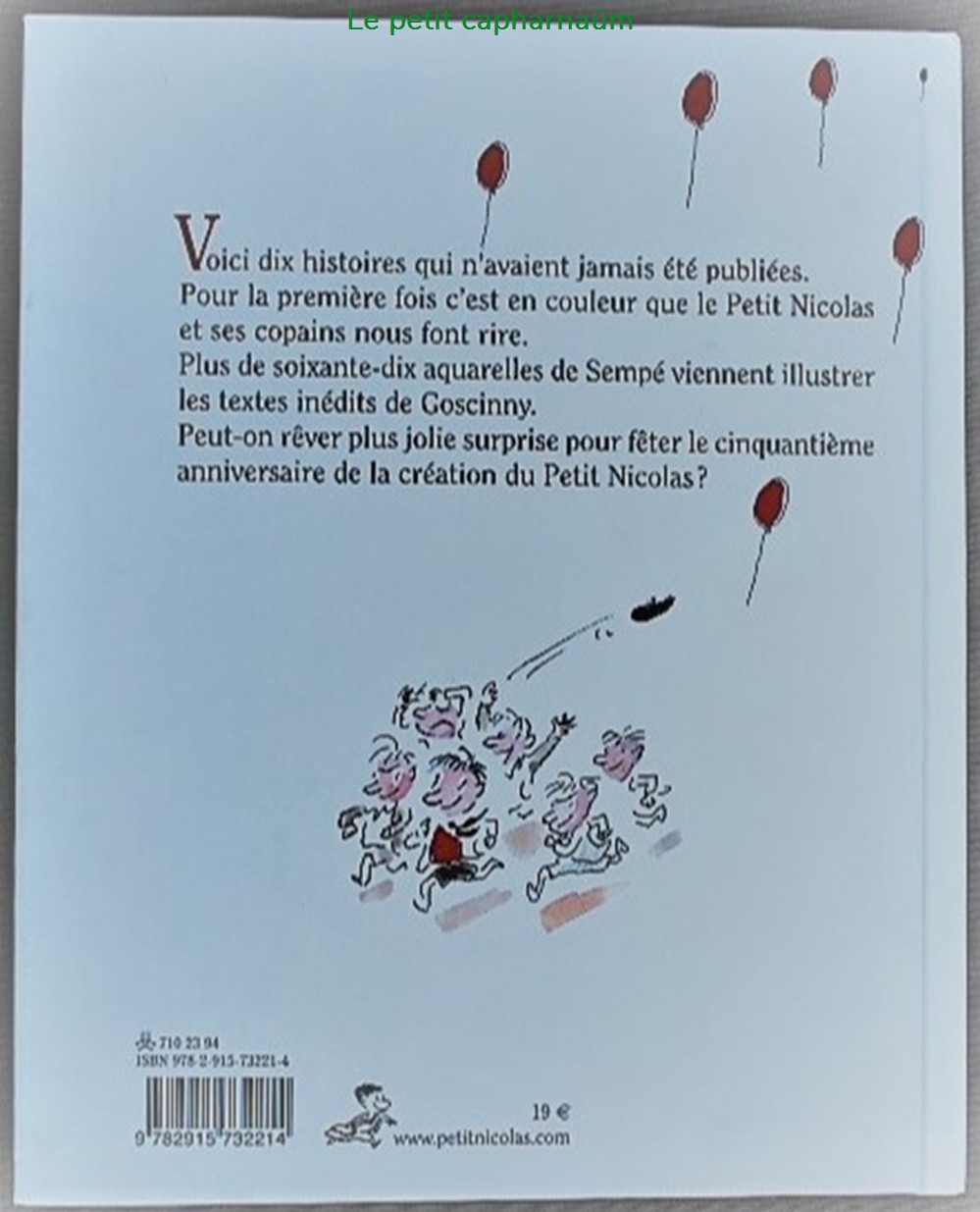 Le petit Nicolas - 14 - Le ballon et autres histoires inédites - 2009 livres bd revues le petit nicolas 14 le ballon et autres histoires inedites 2009