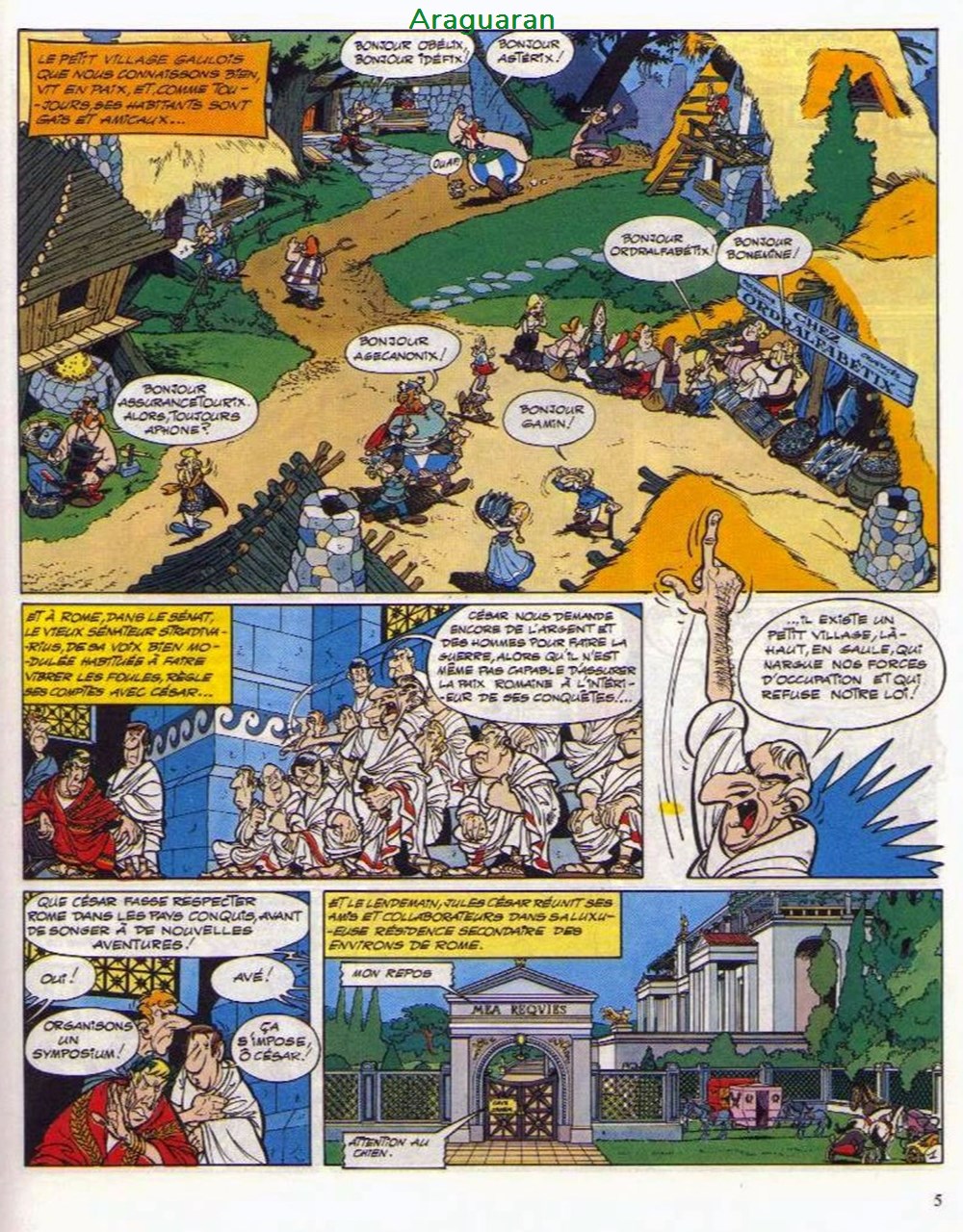 Album - Astérix - 15 - La zizanie 2 livres bd revues bandes dessinees album asterix 15 la zizanie
