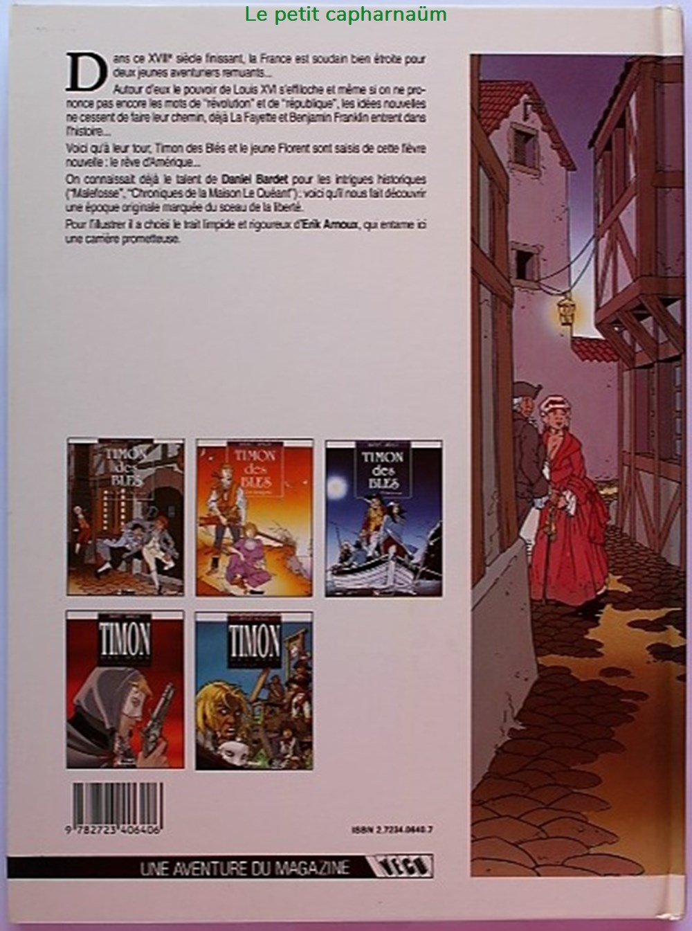 Timon des blés - 01 - Le rêve d'Amérique - Rééd. 1993 livres bd revues bandes dessinees timon des bles 01 le reve amerique reed 1993