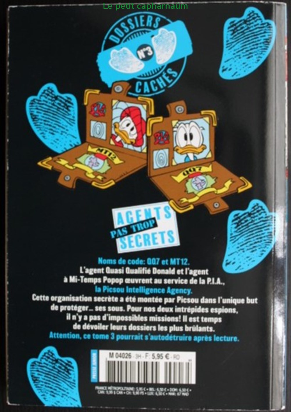 livres bd revues mickey parade 2eme serie hs collector n 13 picsou intelligence agency dossiers caches 3