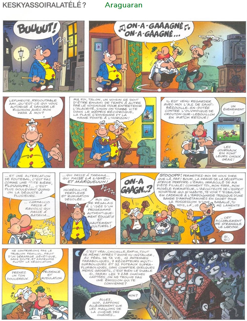 livres bd revues bandes dessinees album achille talon 43 achille talon a la main verte