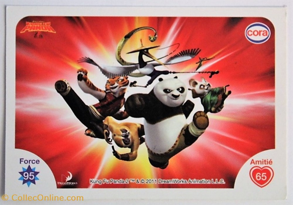 Dreamworks Cora 2011 - C003 - Kung Fu Panda jeux jouets jeu de carte collectionner dreamworks cora 2011 c003 kung fu panda