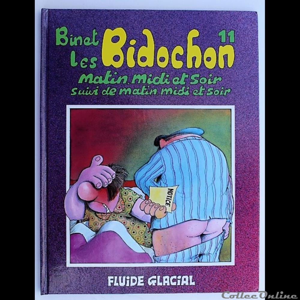 livres bd revues bandes dessinees les bidochon 11 matin midi et soir suivi de matin midi et soir eo 1989