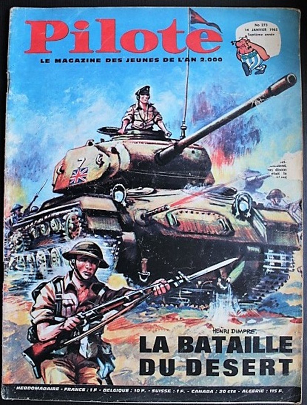 livres bd revues pilote n 273 14 janvier 1965 pilotorama el alamein