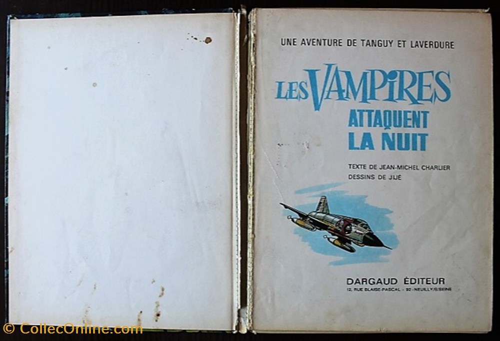 Tanguy et Laverdure - 15 - Les vampires attaquent la nuit - EO 1971 3 livres bd revues bandes dessinees tanguy et laverdure 15 les vampires attaquent la nuit eo 1971